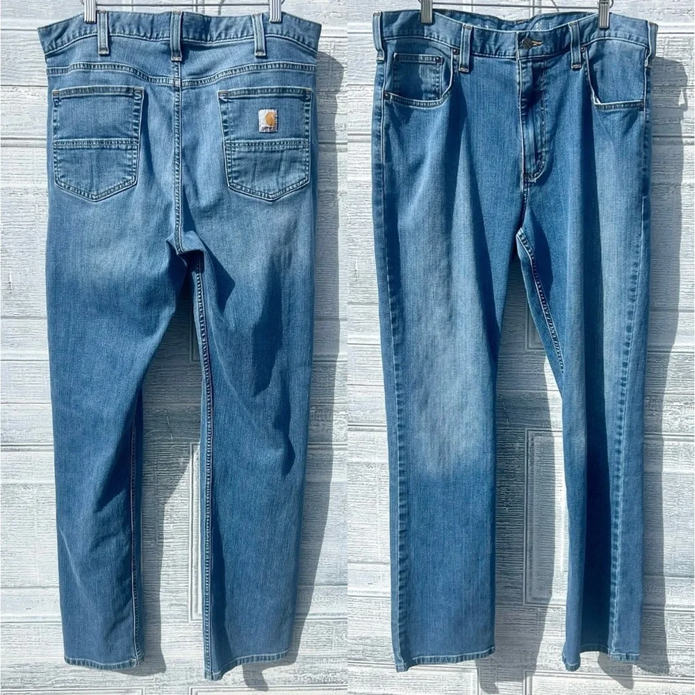 - Carhartt 36x34 Rugged Flex Straight Leg Jeans! EUC!